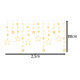 Aga LED Light Pendant Stars 2,5 m 138 LED Warm White