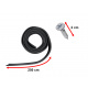 Aga Universal bumper spoiler cover 2,5 m Black