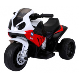BMW S1000rr motorcycle red, motorcycle with lithium-ion battery
