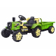 Electric Tractor with Trailer PA0234 Red