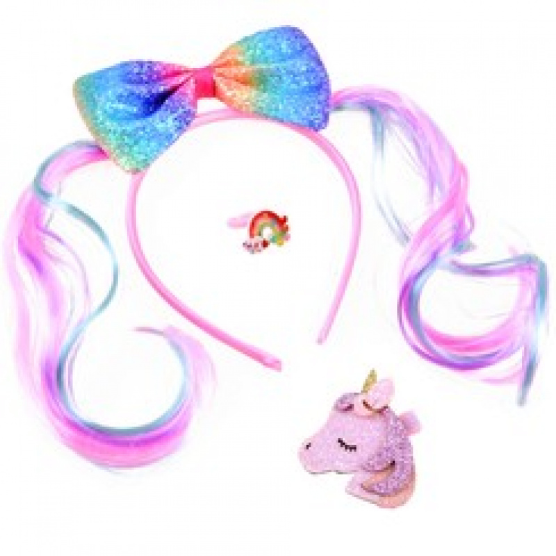 Sparkling headband with bow for pony ZA3795