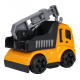 Set of five construction vehicles