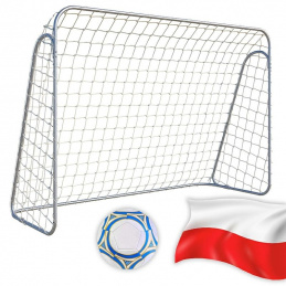 BR4 METAL SOCCER GOAL WITH NET 215X150CM