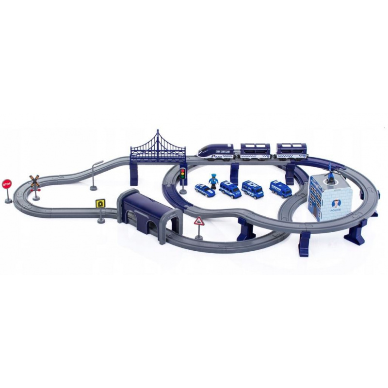 Aga4Kids Police Train Track