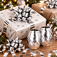 Aga 2x Ribbon 0.5 cm x 20 m + 6x Decorative Star Silver