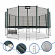 Aga SPORT PRO Trampoline 518 cm Dark Green + Safety Net + Ladder + Shoe Pocket