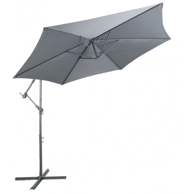 Linder Exclusiv Garden Cantilever Parasol 300 cm Dark Grey