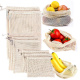 Aga Reusable eco-friendly mesh bag for vegetables fruits dried mushrooms 25x17cm