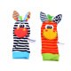 Socks with rattles set of 4 ZA4006