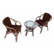 Aga Rattan set SITA Choco Dark Brown