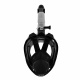 Aga Full Face Snorkeling Mask S/M Black