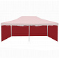 Aga Sidewalls for 3x6m Market Stall Burgundy