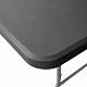 Aga Garden Folding Table 240x74x74 cm Black