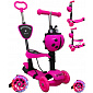 Children's Three-Wheeled Scooter H3 Pink 5-in-1 with LED Wheels 2DZ232 - II. QUALITY