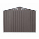 Aga Garden Shed 236x190x174 cm Taupe