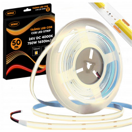LED Strip COB Neon 24V - 528D - 15W/m - IP20 - 1650lm - 50m - neutral color
