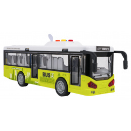 Bus with light and sound function green