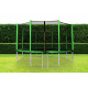 Aga SPORT PRO Trampoline 366 cm Light Green + Safety Net