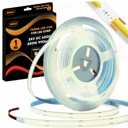COB Neon LED Strip 24V - 480D - 9W/m - IP20 - 990lm - 1m - Cool Color