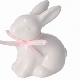 Ceramic bunny for display, assorted colors