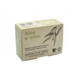 Organic Soap Bar Aloe & Olive 100 g - SAPONE DI UN TEMPO Universal