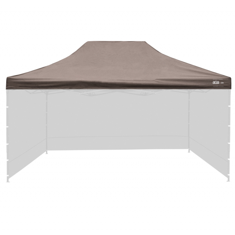 Aga Roof to the sales stand 3x4,5m Brown