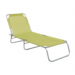 Linder Exclusiv Garden Reclining Lounger Green