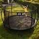 Aga SPORT EXCLUSIVE Trampoline 430 cm Black + Safety Net + Ladder