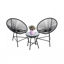 Aga Garden Set Black