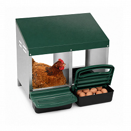 Aga Nesting Box for Chickens, Two-Compartment