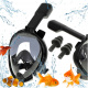 Aga Full-face snorkelling mask L/XL black