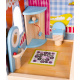 LED Dollhouse with pool and accessories XXL Kruzzel 11251