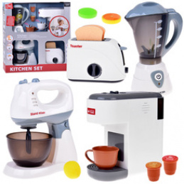 Large set of small appliances for play blender toaster mixer coffee maker ZA5577 universal