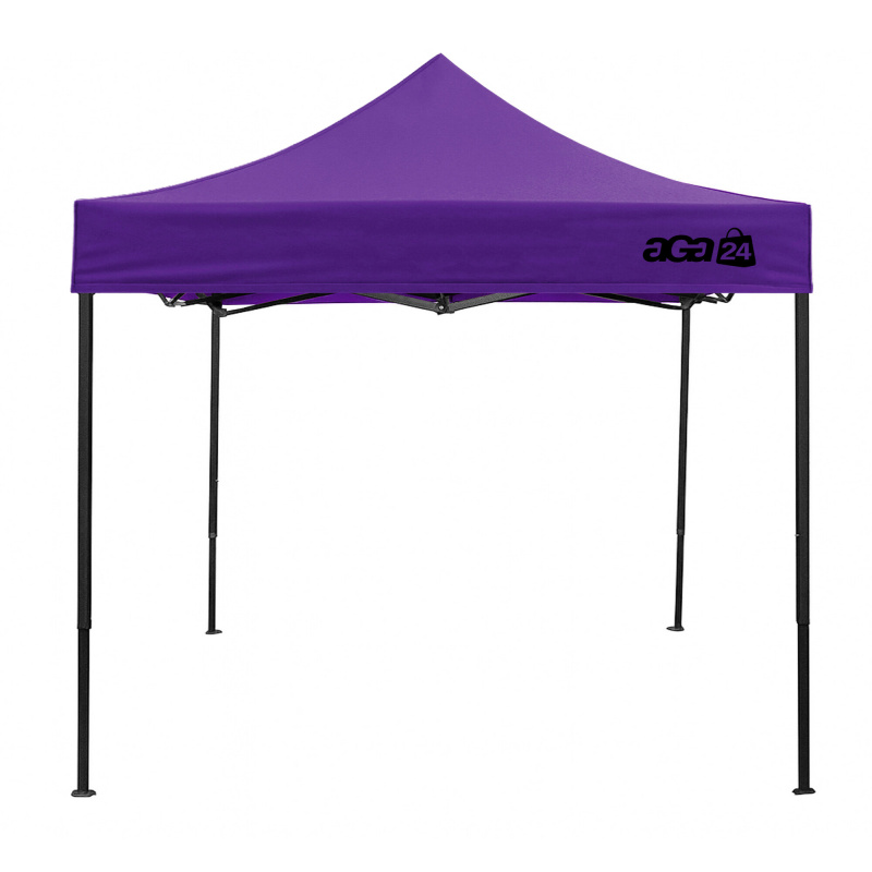 Aga Sales Stand without Sidewalls 3×3 m Purple