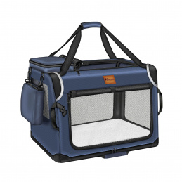 Tresko Pet Carrier for Dogs and Cats 102x69x69 cm Blue