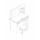 Aga Dressing Table with Mirror and Lighting + Stool White
