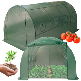 Foil tunnel greenhouse for vegetable plants 4x3x2 m