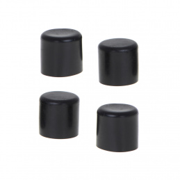Furniture leg caps 19 mm Black
