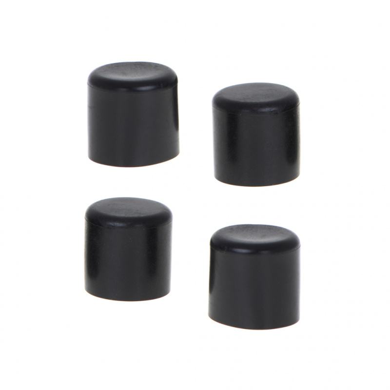 Furniture leg caps 19 mm Black
