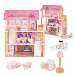 Wooden dollhouse LULILO Tulipo 70 cm