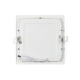Square recessed LED panel - 12 W - neutral white