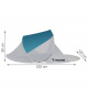 Beach tent 220x120x90cm - turquoise - grey