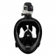 Full-face snorkelling mask S/M black ISO