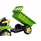 Electric Tractor with Trailer PA0234 Green