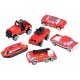 Firefighting set 6pcs metal cars ZA3505