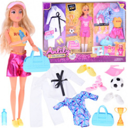 Anlily Doll ATHLETE Soccer, gymnastics, running, taekwondo ZA5696 universal
