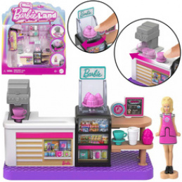 Mattel Mini Barbie Land Doll Pastry Chef + Bakery and Accessories ZA6041 C Universal