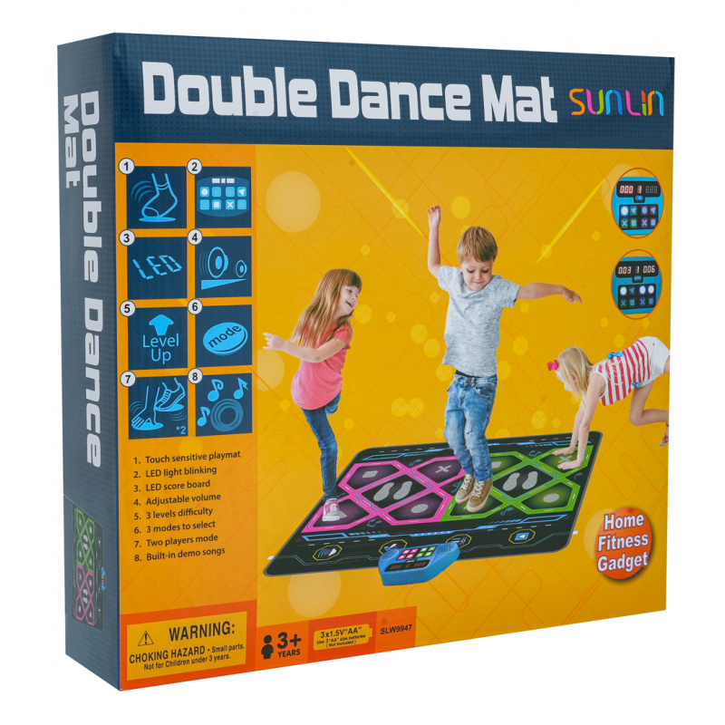 Music dance mat version for two people