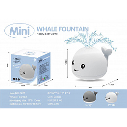 Mini Whale Bath Fountain