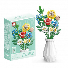 Set of Flower Bouquet Building Blocks 600pcs.